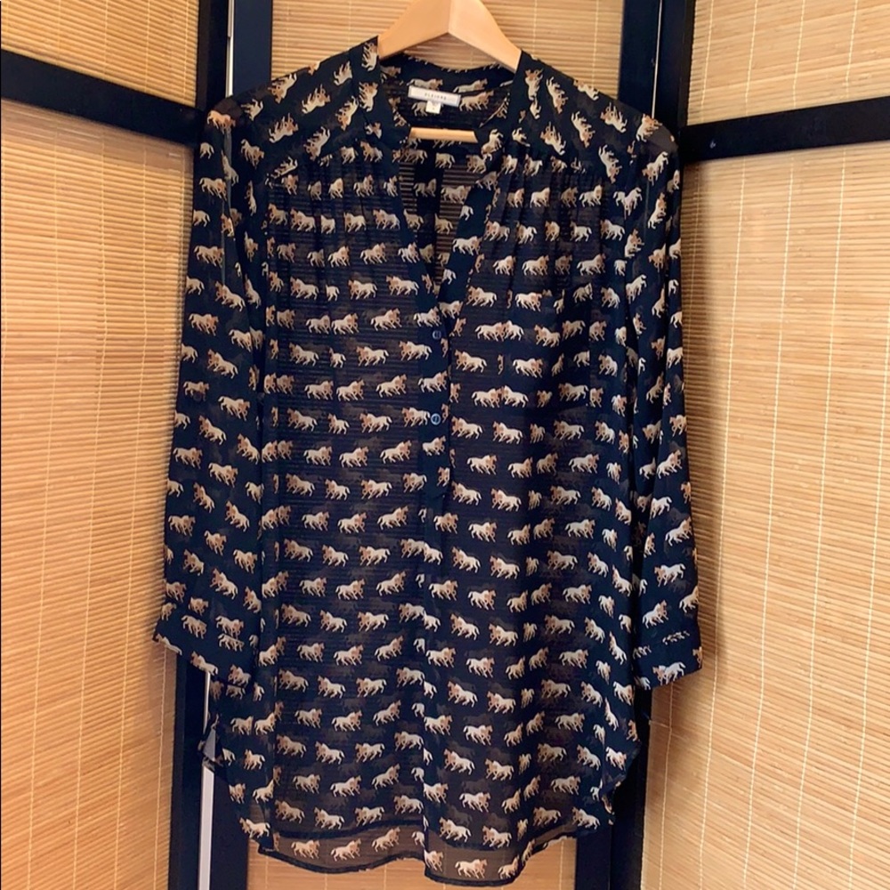 Fun Wild Horses Blouse